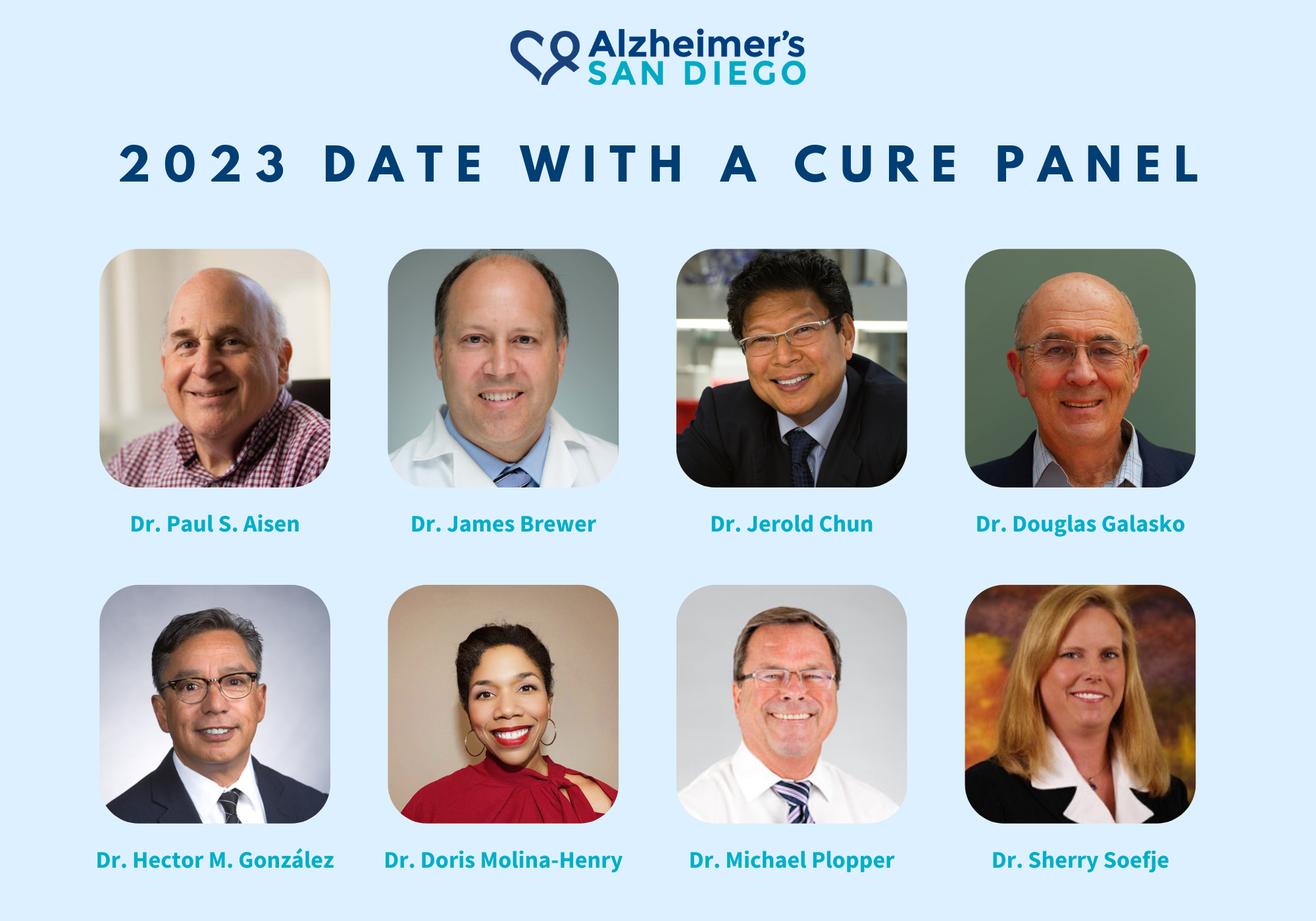 Meet the Researchers Date with a Cure 2023 Alzheimer's San Diego