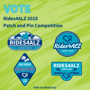 VOTE: Rides4ALZ 2025 Motorcycle Patch & Pin